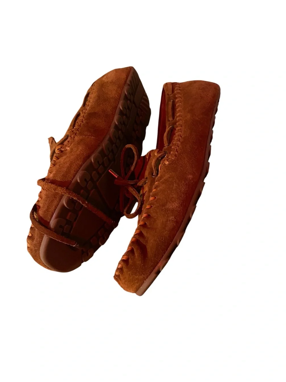 Free People Misty brown Suede Moccasin shoes NWT - Picture 13 of 16